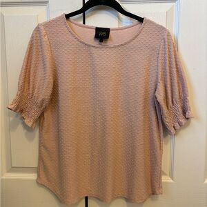 W5 Medium Blush Textured Blouse